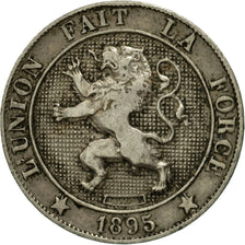 Coin, Belgium, Leopold II, 5 Centimes, 1895, EF(40-45), Copper-nickel, KM:40