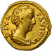 Münze, Faustina I, Aureus, post 141, Rome, SS+, Gold, RIC:349a