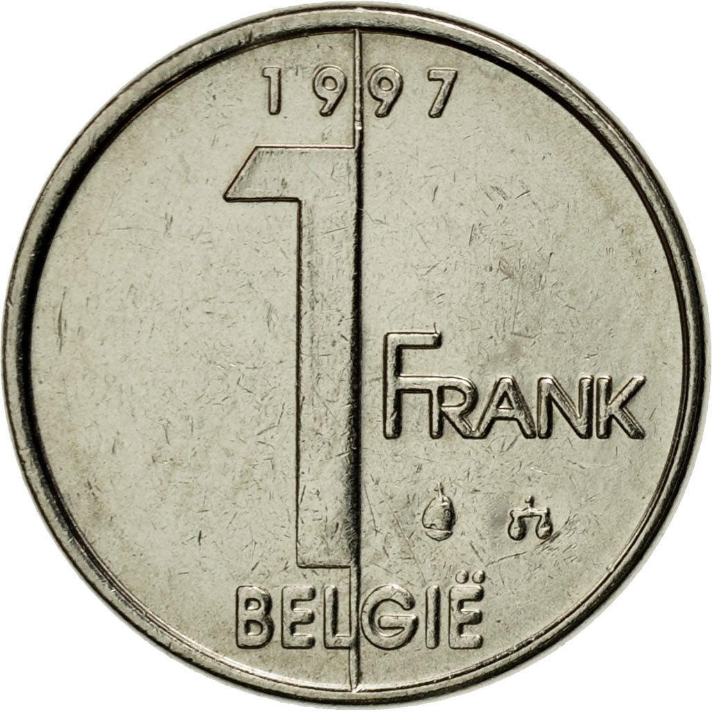 Moneta, Belgio, Albert II, Franc, 1997, Brussels, SPL-, Ferro placcato nichel