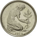 Munten, Federale Duitse Republiek, 50 Pfennig, 1974, Hamburg, PR, Copper-nickel