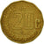 Moneta, Messico, 20 Centavos, 1992, Mexico City, BB, Alluminio-bronzo, KM:548