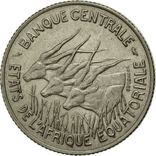 Monnaie, États de l'Afrique équatoriale, 100 Francs, 1967, Paris, SUP, Nickel
