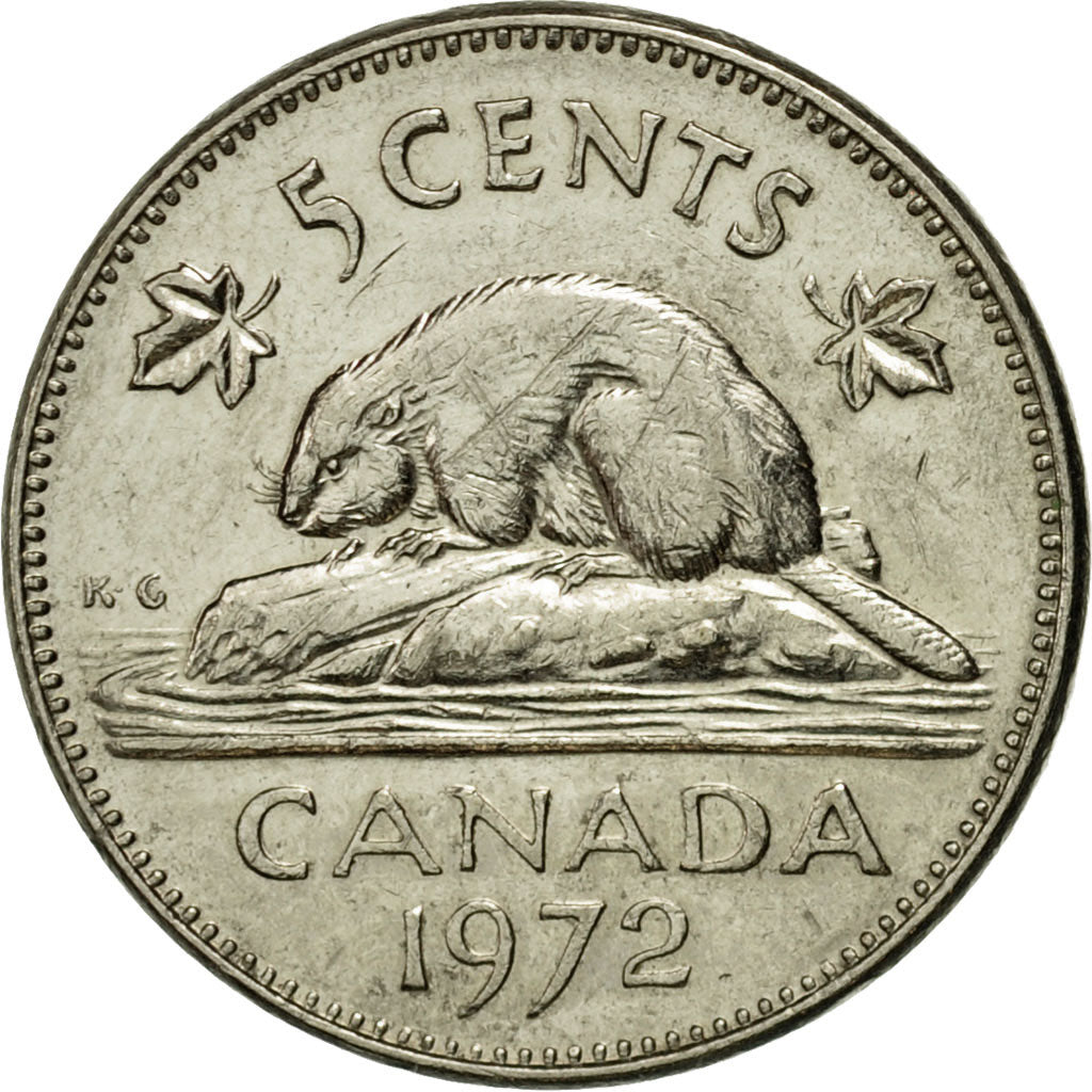 Monnaie, Canada, Elizabeth II, 5 Cents, 1972, Royal Canadian Mint, Ottawa, SUP