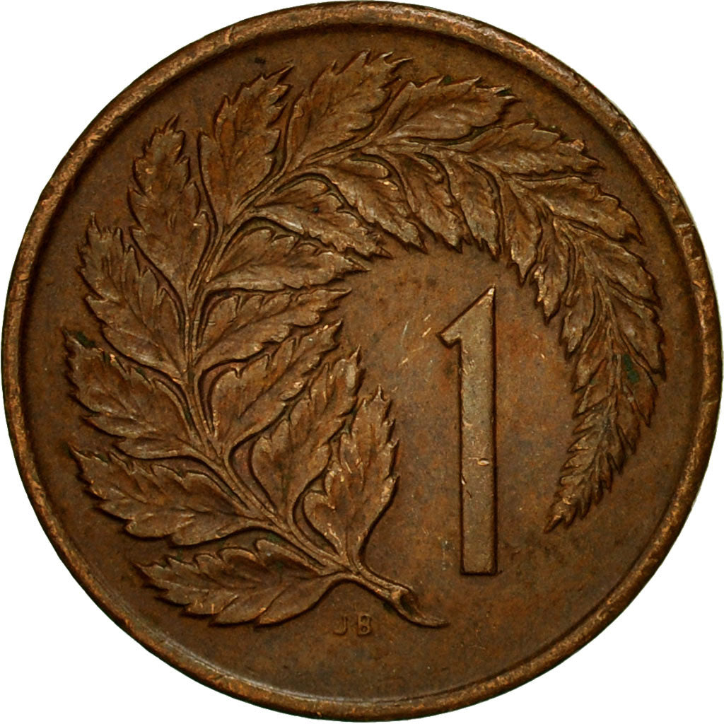Monnaie, Nouvelle-Zélande, Elizabeth II, Cent, 1975, TTB, Bronze, KM:31.1
