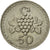 Coin, Cyprus, 50 Mils, 1979, EF(40-45), Copper-nickel, KM:41