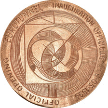 Frankrijk, Medaille, Eurotunnel, Première Jonction, Politics, Society, War
