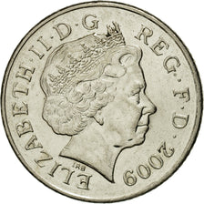 Coin, Great Britain, Elizabeth II, 10 Pence, 2009, AU(55-58), Copper-nickel