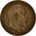 Coin, Great Britain, Edward VII, Penny, 1907, EF(40-45), Bronze, KM:794.2
