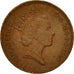 Coin, Great Britain, Elizabeth II, 2 Pence, 1989, British Royal Mint, EF(40-45)