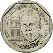 Coin, France, Pasteur, 2 Francs, 1995, Paris, AU(55-58), Nickel, KM:1119