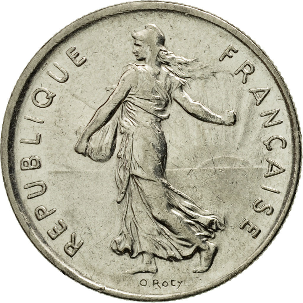 Coin, France, Semeuse, 5 Francs, 1993, Paris, AU(55-58), Nickel Clad