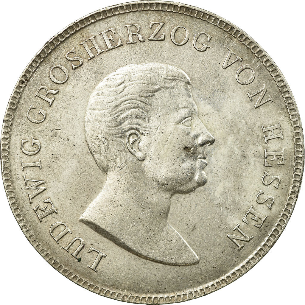 Monnaie, Etats allemands, HESSE-DARMSTADT, Ludwig X, Thaler, 1825, TTB, Argent