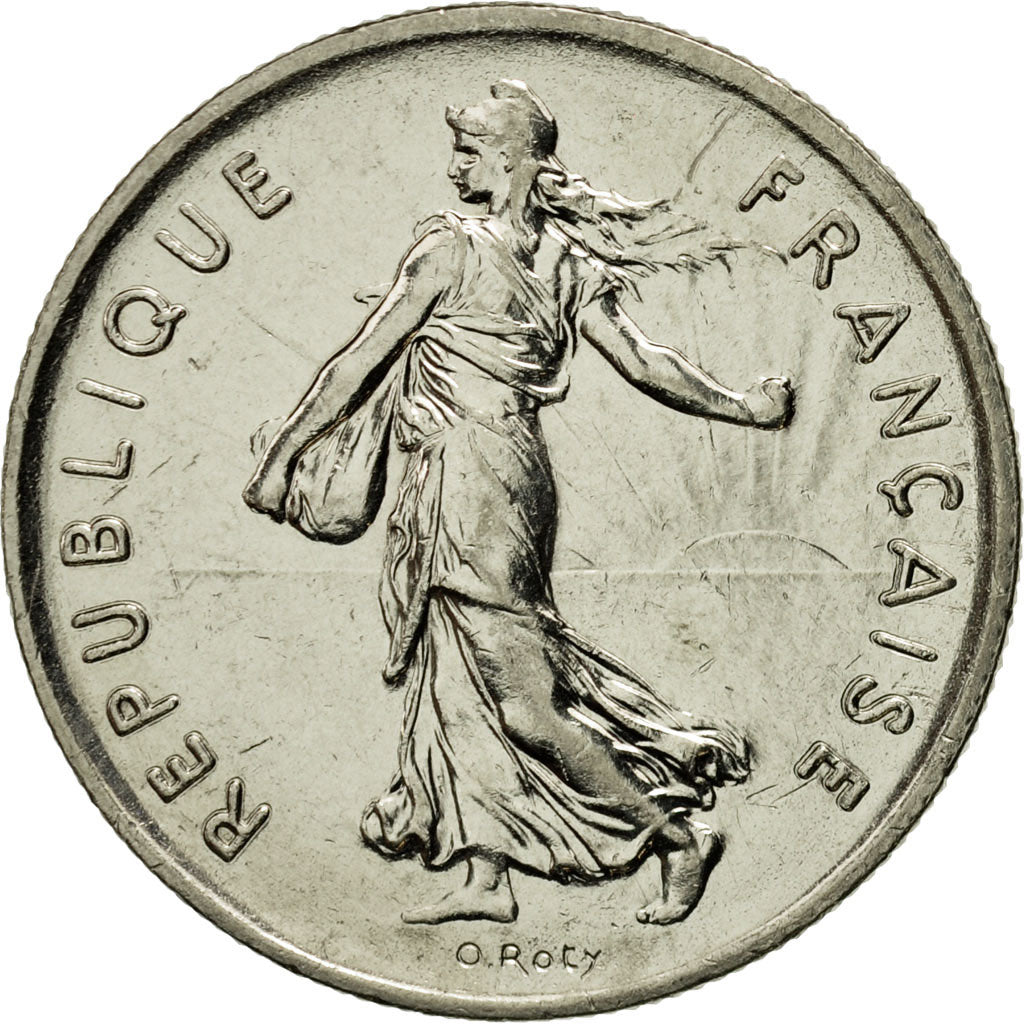Coin, France, Semeuse, 5 Francs, 1995, Paris, AU(55-58), Nickel Clad