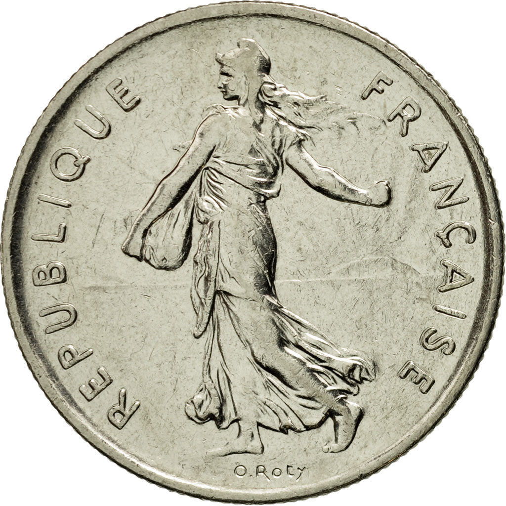 Coin, France, Semeuse, 5 Francs, 1992, Paris, AU(55-58), Nickel Clad