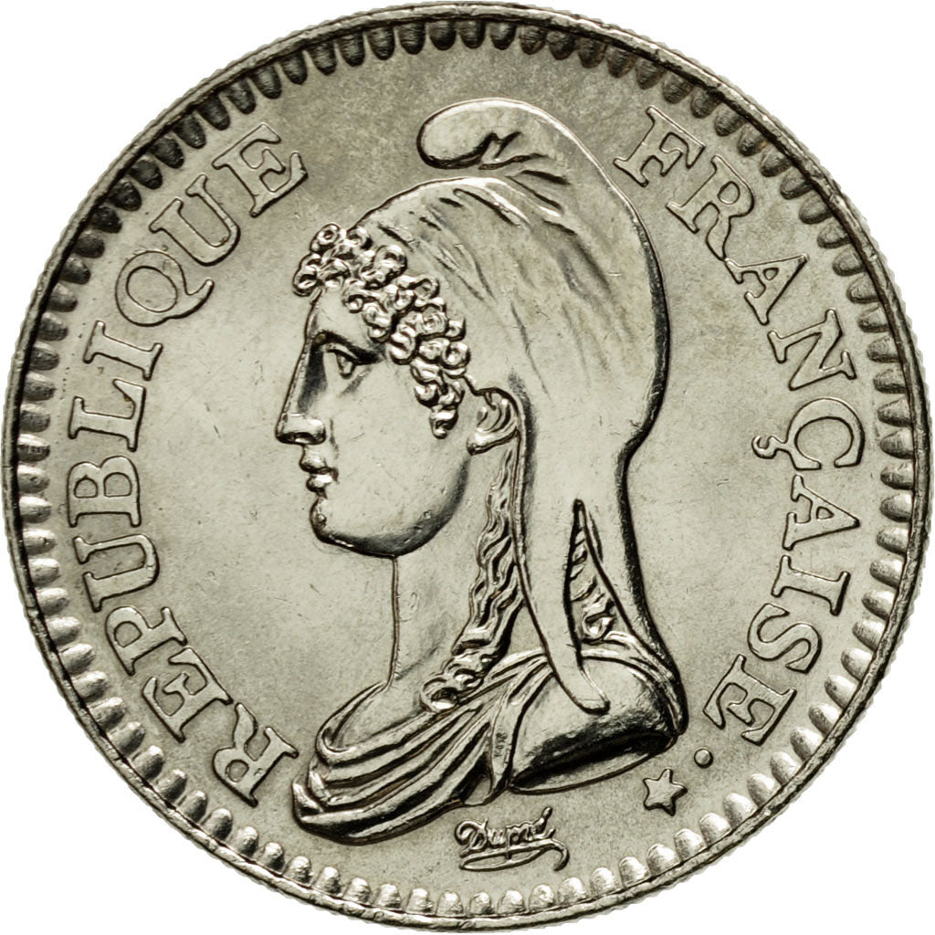 Coin, France, République, Franc, 1992, Paris, AU(55-58), Silver, KM:1005
