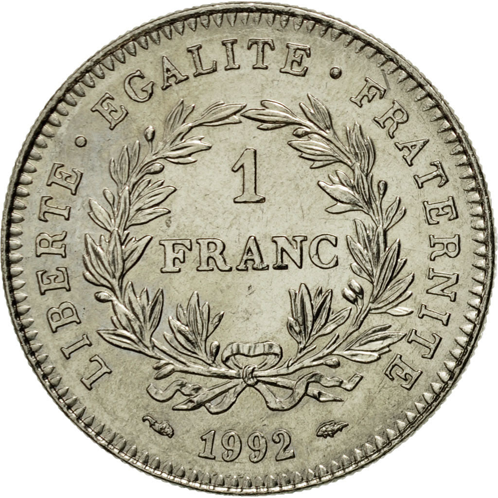 Monnaie, France, République, Franc, 1992, Paris, SUP, Argent, KM:1005