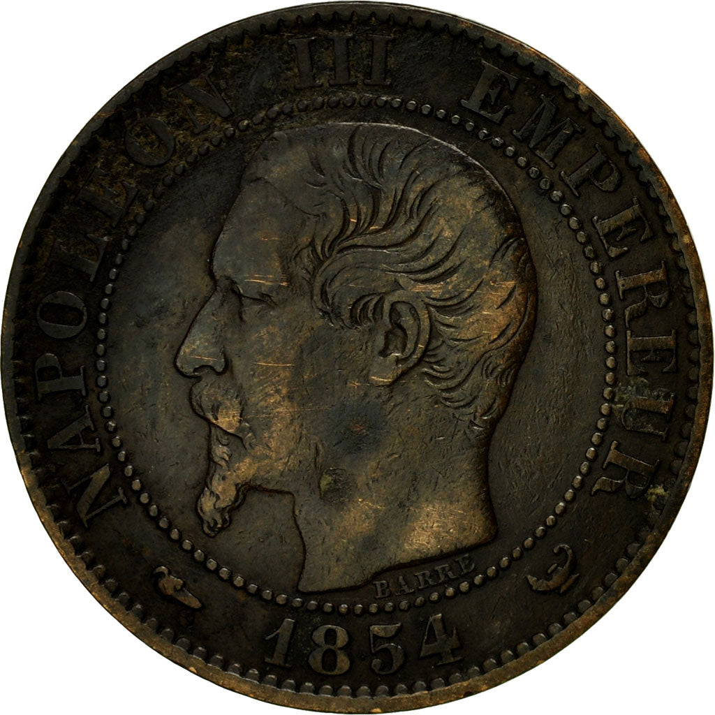 Munten, Frankrijk, Napoleon III, Napoléon III, 5 Centimes, 1854, Lille, ZF