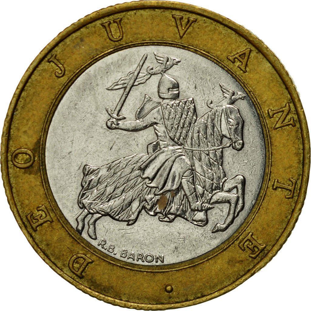 Münze, Monaco, Rainier III, 10 Francs, 1992, SS, Bi-Metallic, KM:163