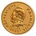 New Hebrides, 10 Francs, 1979, MS(65-70), Gold, Lecompte #34, 25.80