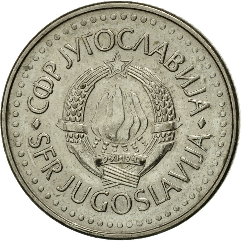 Monnaie, Yougoslavie, 10 Dinara, 1984, TTB, Copper-nickel, KM:89