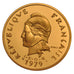 Nouvelles Hébrides, 20 Francs I.E.OM, Piéfort en or