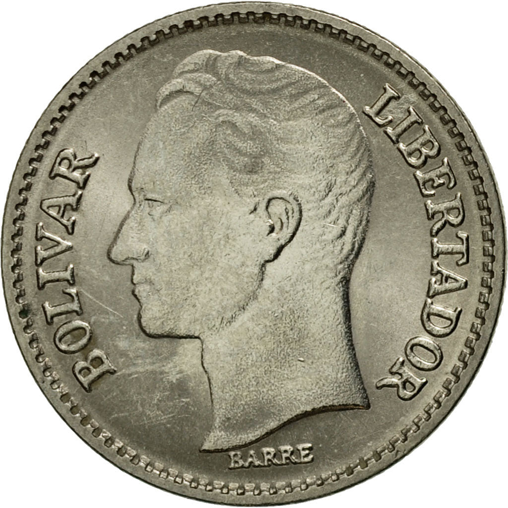 Münze, Venezuela, 25 Centimos, 1977, Werdohl, Vereinigte Deutsche Metallwerke