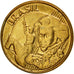 Monnaie, Brésil, 10 Centavos, 2009, SUP, Bronze Plated Steel, KM:649.2