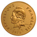Nouvelles Hébrides, 50 Francs I.E.OM, Piéfort en or