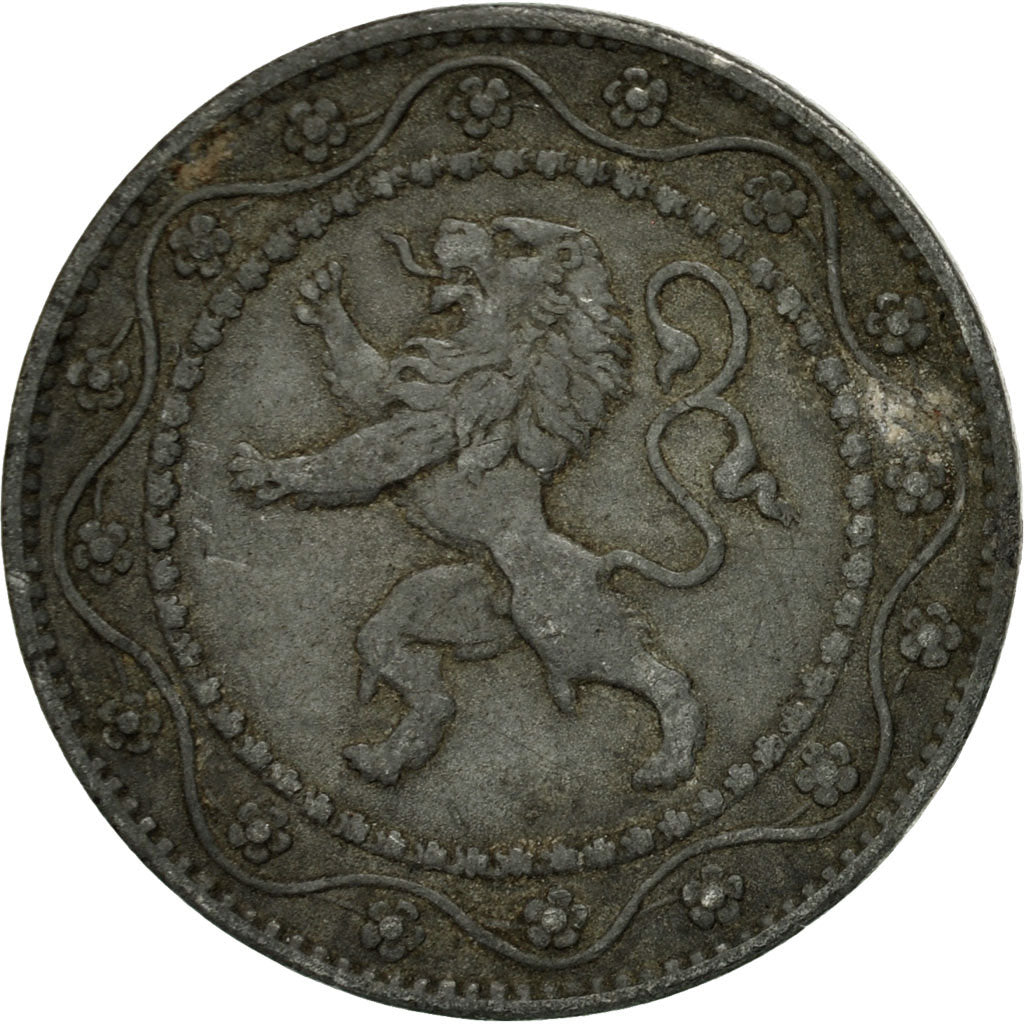 Coin, Belgium, 25 Centimes, 1916, EF(40-45), Zinc, KM:82