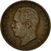 Moneda, Portugal, Luiz I, 10 Reis, 1883, MBC, Bronce, KM:526