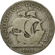 Monnaie, Portugal, 5 Escudos, 1932, TB, Argent, KM:581