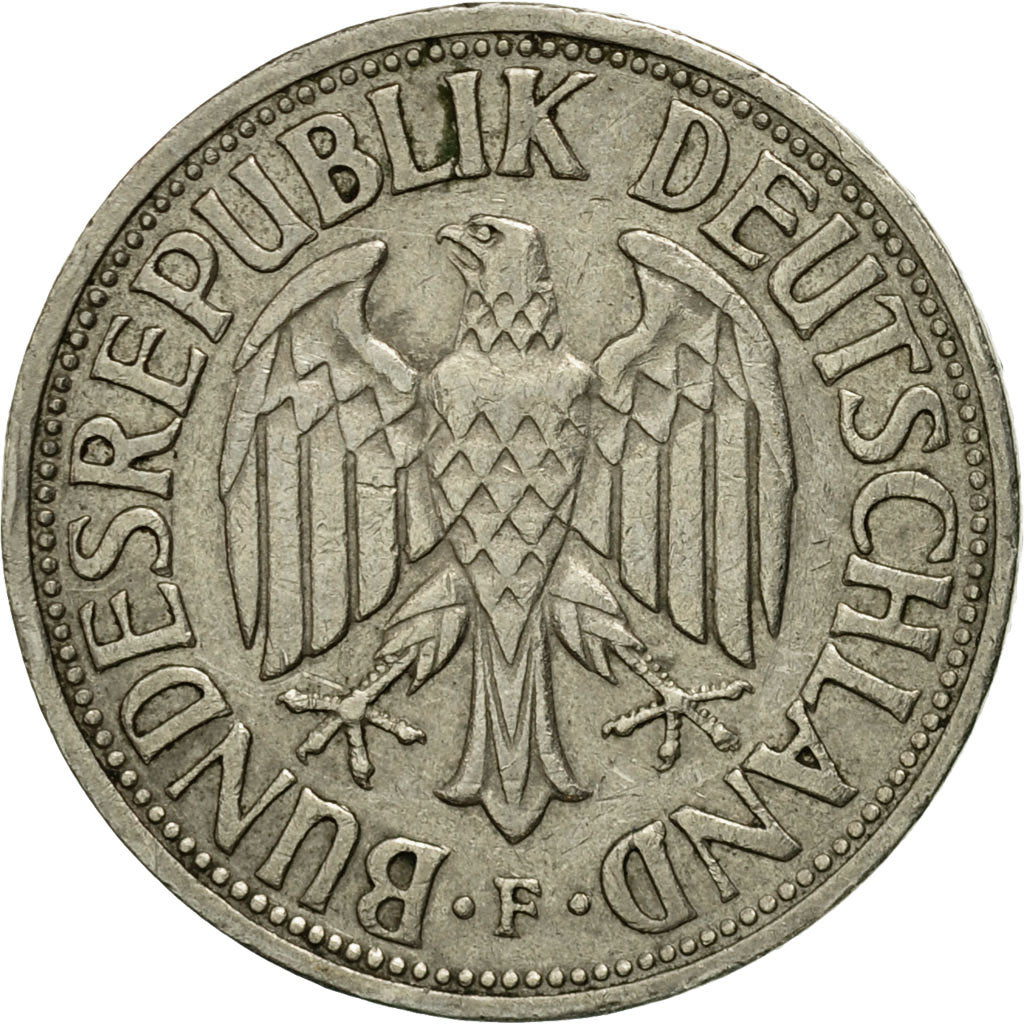Coin, GERMANY - FEDERAL REPUBLIC, Mark, 1950, Stuttgart, EF(40-45)