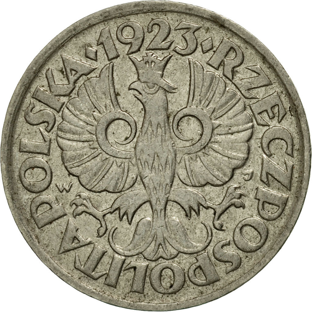 Coin, Poland, 10 Groszy, 1923, Warsaw, EF(40-45), Nickel, KM:11