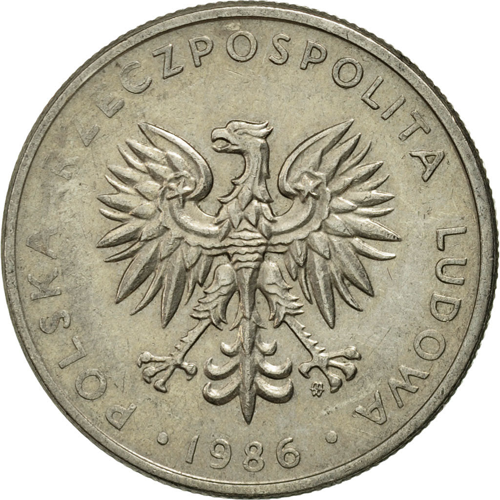 Monnaie, Pologne, 20 Zlotych, 1986, Warsaw, TB, Copper-nickel, KM:153.1