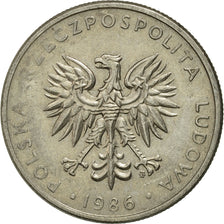 Monnaie, Pologne, 20 Zlotych, 1986, Warsaw, TB, Copper-nickel, KM:153.1
