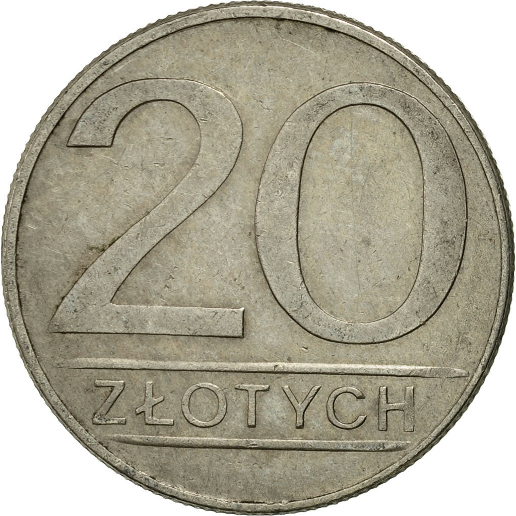 Monnaie, Pologne, 20 Zlotych, 1986, Warsaw, TB, Copper-nickel, KM:153.1