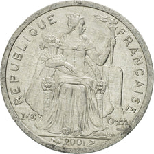 Coin, French Polynesia, Franc, 2001, Paris, EF(40-45), Aluminum, KM:11