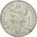 Coin, French Polynesia, Franc, 2001, Paris, EF(40-45), Aluminum, KM:11