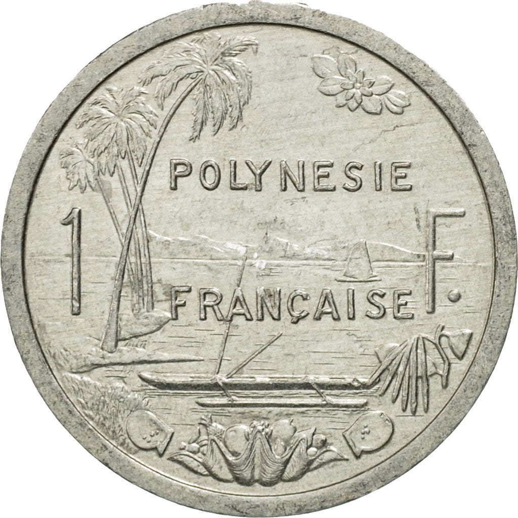 Coin, French Polynesia, Franc, 2001, Paris, EF(40-45), Aluminum, KM:11