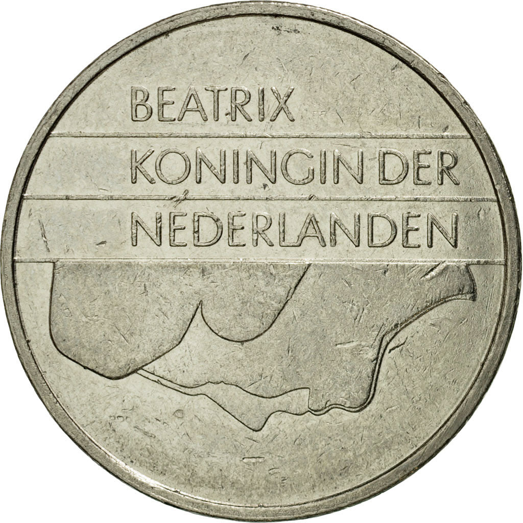 Münze, Niederlande, Beatrix, Gulden, 1994, SS, Nickel, KM:205