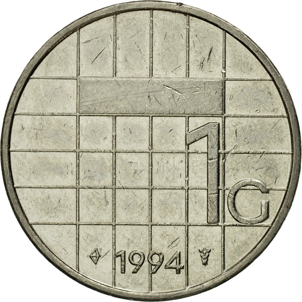 Münze, Niederlande, Beatrix, Gulden, 1994, SS, Nickel, KM:205