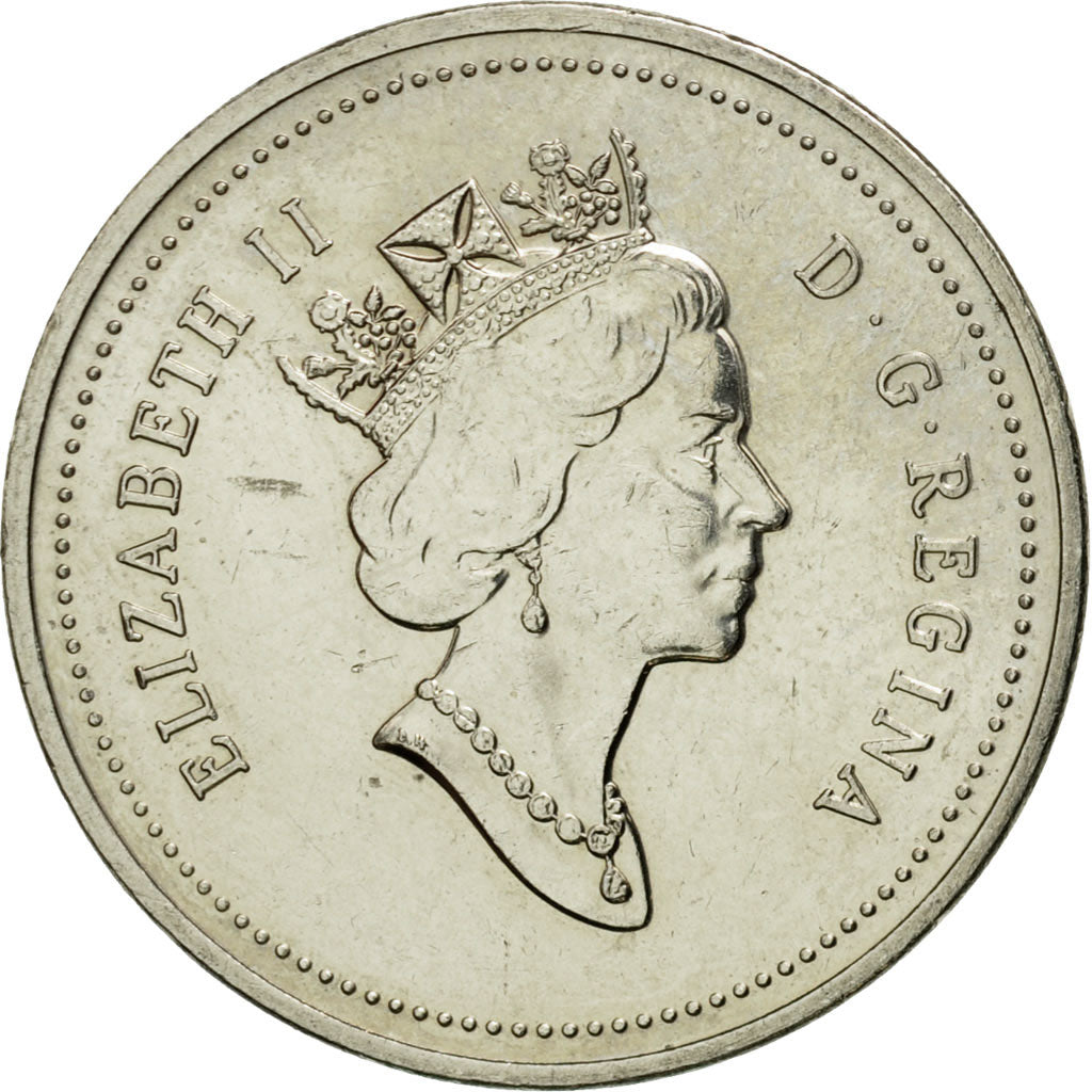Coin, Canada, Elizabeth II, 5 Cents, 1998, Royal Canadian Mint, Ottawa