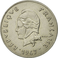 Coin, New Caledonia, 50 Francs, 1967, Paris, EF(40-45), Nickel, KM:7