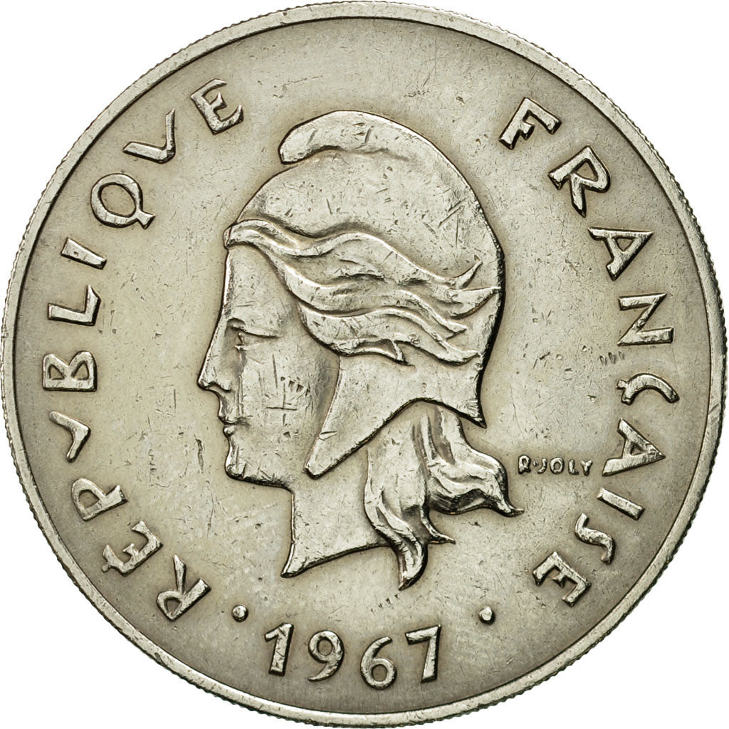 Coin, French Polynesia, 50 Francs, 1967, Paris, EF(40-45), Nickel, KM:7