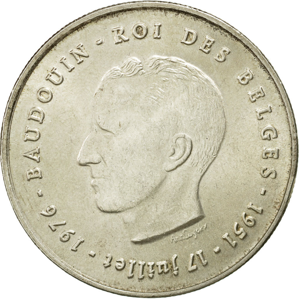 Coin, Belgium, 250 Francs, 250 Frank, 1976, Brussels, EF(40-45), Silver