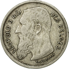 Coin, Belgium, 2 Francs, 2 Frank, 1909, EF(40-45), Silver, KM:58.1