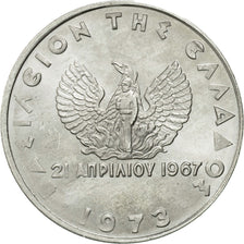 Coin, Greece, 20 Lepta, 1973, AU(55-58), Aluminum, KM:104