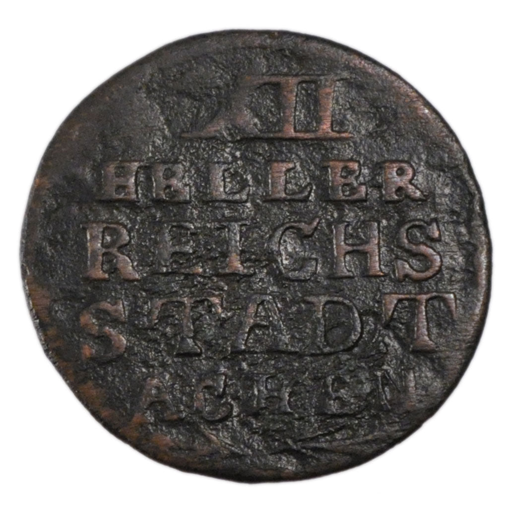 GERMAN STATES, 12 Heller, 1792, KM #51, VF(20-25), Copper, 3.70
