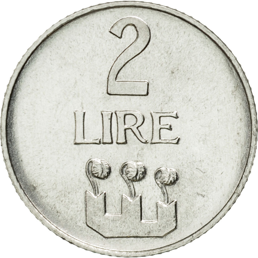 Monnaie, San Marino, 2 Lire, 1972, Rome, SUP, Aluminium, KM:15