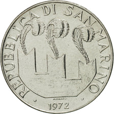 Moneda, San Marino, 100 Lire, 1972, Rome, MBC, Acero, KM:20